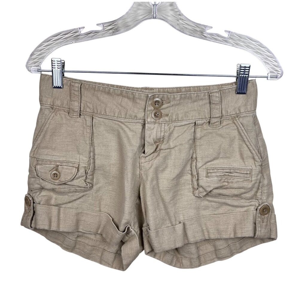 Old Navy Khaki Ultra Low Rise Shorts Near Vintage 2007